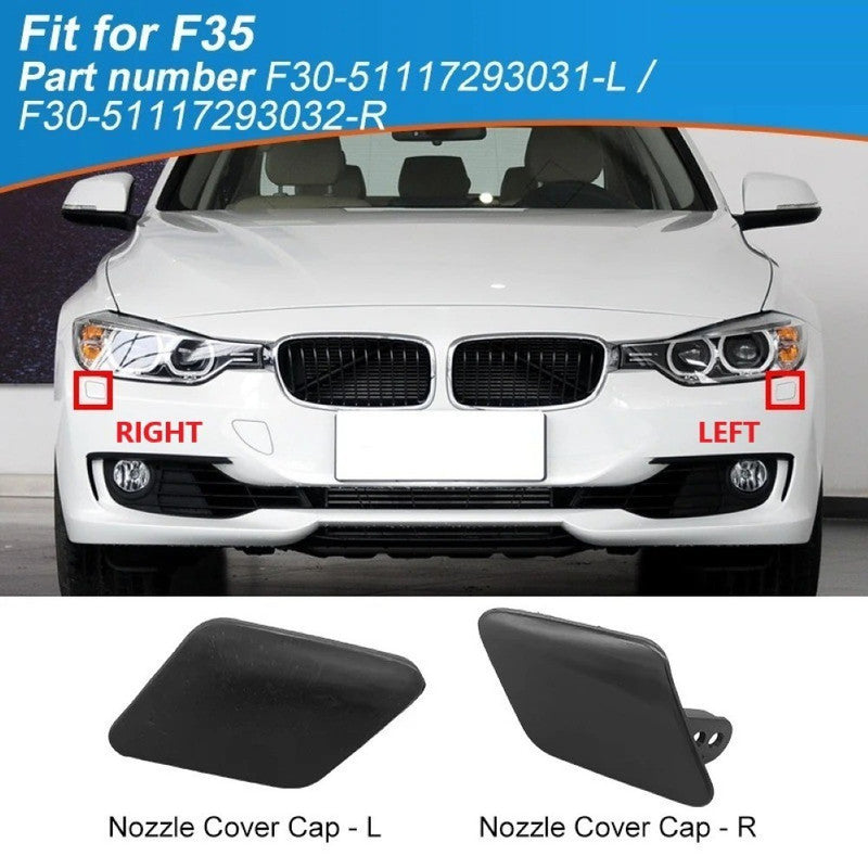Car Craft Compatible With Bmw 3 Series F30 2012-2019 Front Bumper Headlight Washer Spray Nozzle Cover 51117293031 Left - CAR CRAFT INDIA