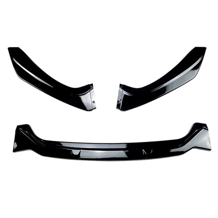 Car Craft Compatible With Bmw 1 Series F20 2015-2019 M Sports Front Bumper Lip Splitter Skirts Carbon Fiber Look Zst-324 Cf