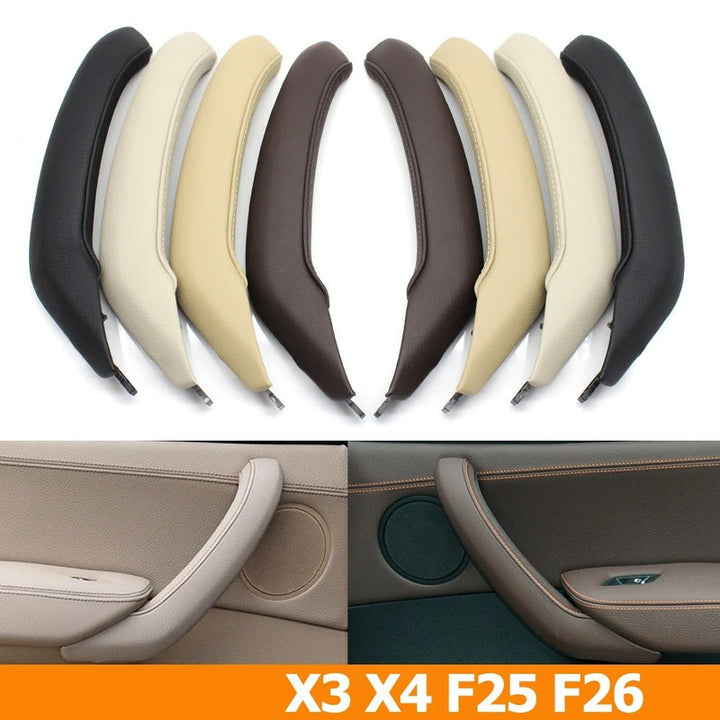 Car Craft Compatible With Bmw X3 X4 F25 F26 2010-2016 Interior Car Door Armrest Panel Plastic Door Pull Handle Cover Beige Outer 51417258785l Left