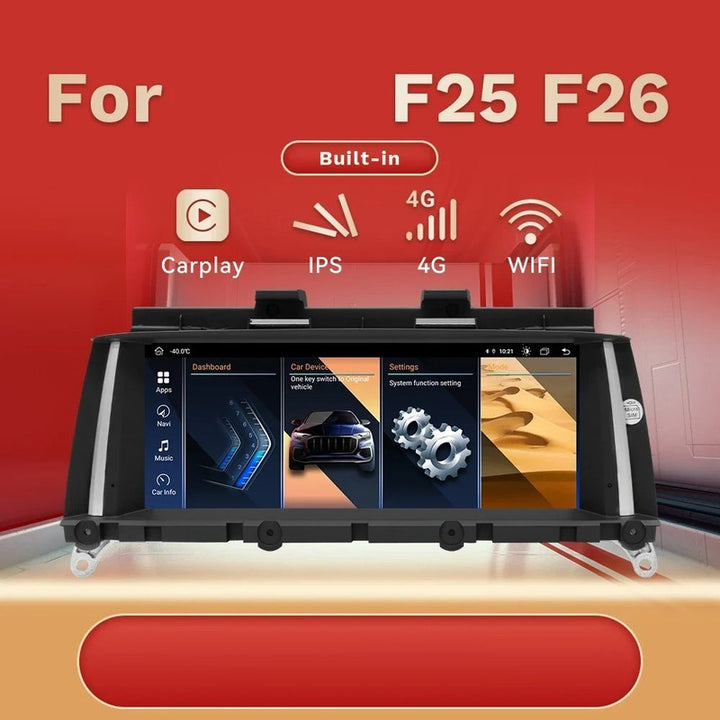 Car Craft Compatible With Bmw X3 X4 F25 F26 2010-2017 Android Multimedia Infotainment Touchscreen Dvd Player Wireless Carplay Android Auto 4gb +64gb 8.8 Inch Nbt