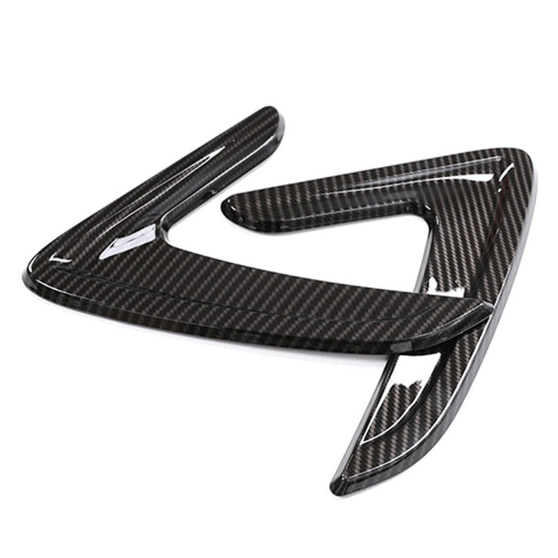 Car Craft Compatible With Bmw 3 Series F30 F80 2012-2018 Side Wing Air Flow Fender Grill Outlet Intake Vent Trim Carbon Fiber Look