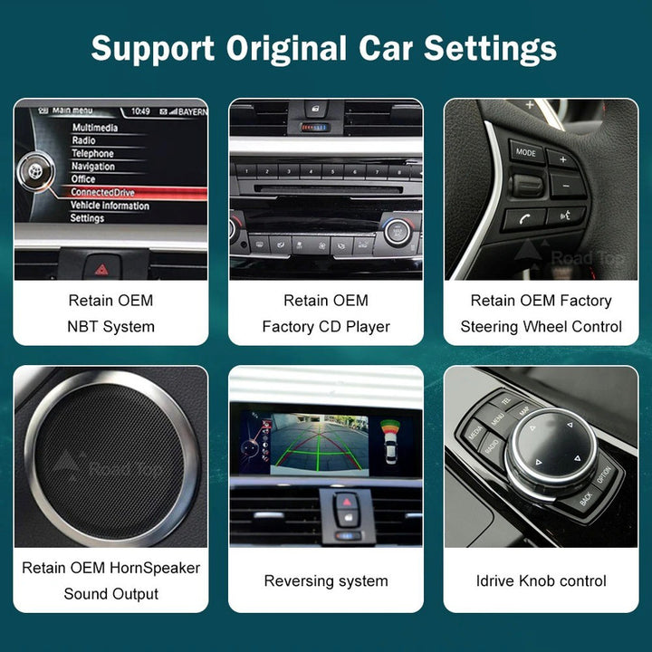 Car Craft Compatible With Bmw 3 Series F30 F34 2016-2018 4 Series F32 2016-2018 Android Multimedia Infotainment Touchscreen Dvd Player 4gb+64gb 12.25 Inch Evo