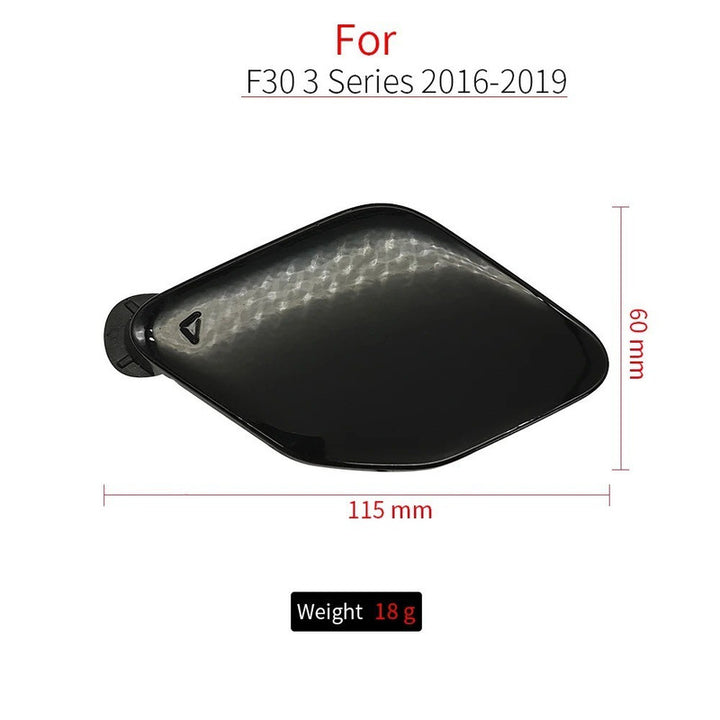 Car Craft Compatible With Bmw 3 Series F30 Lci 2016-2019 Front Bumper Tow Hook Towing Tochan Trailer Cover 51117396837 Unpainted - CAR CRAFT INDIA