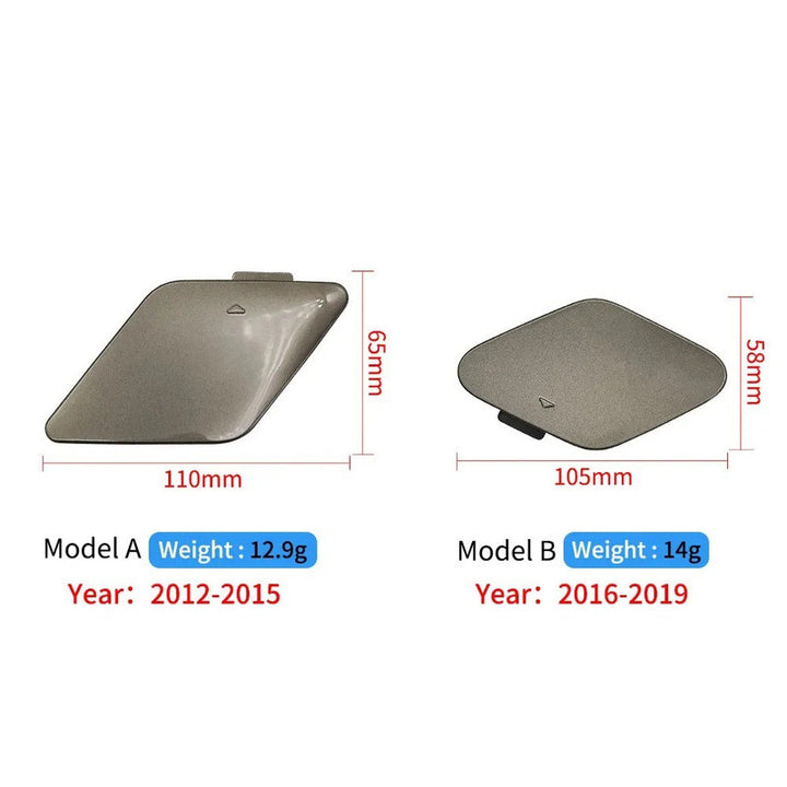 Car Craft Compatible With Bmw 3 Series F30 Lci 2016-2019 Rear Bumper Tow Hook Towing Tochan Trailer Cover 51127384417 Unpainted - CAR CRAFT INDIA