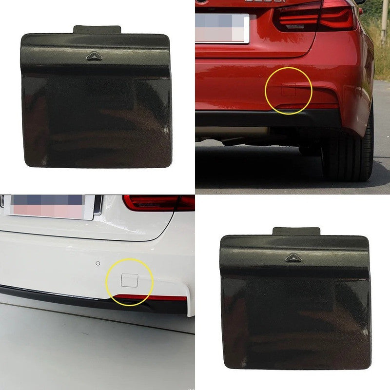 Car Craft Compatible With Bmw 3 Series F30 2012-2019 M Sport M Tech Rear Bumper Tow Hook Towing Tochan Trailer Cover 51128065615 Unpainted - CAR CRAFT INDIA
