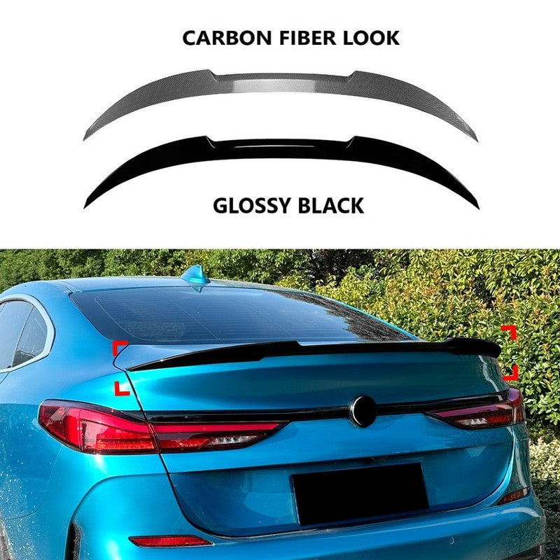 Car Craft Compatible With Bmw 2 Series F44 2020-2024 Rear Trunk Boot Wing Lip Mid Spoiler M Sports M Performenece Psm Style Zst-873 Cf Carbon Fiber Look Bm-069