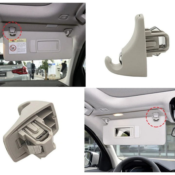 Car Craft Compatible With Bmw 3 Series G20 2018-2024 X3 G01 2017-2024 X4 G02 2018-2024 Car Interior Roof Sunvisor Sun Visor Shade Support Clip Holder Bracket 51167445683 Biege - CAR CRAFT INDIA