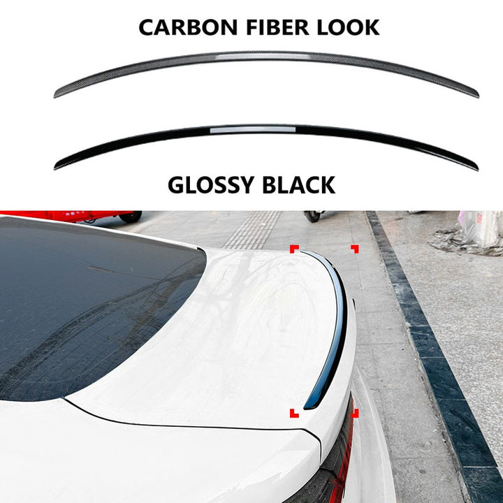 Car Craft Compatible With Bmw 4 Series M4 G22 2020+ Rear Boot Trunk Wing Lip Spoiler Carbon Fiber Look Zst-598 Cf Usa