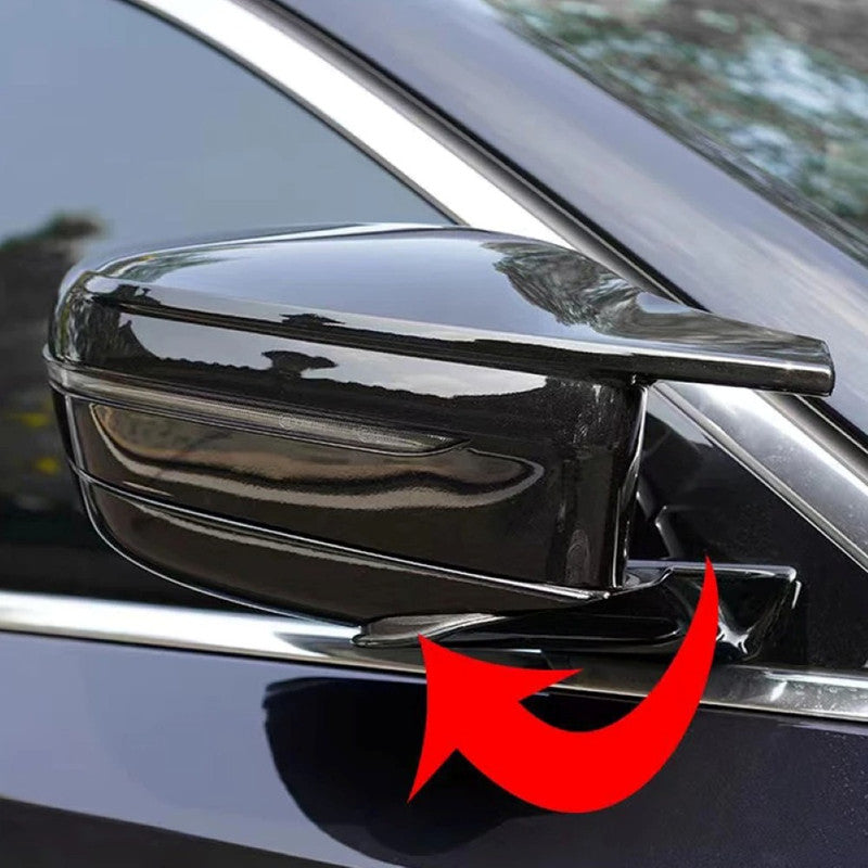 Car Craft Compatible With Bmw 3 Series G20 4 Series G22 5 Series G30 17-23 7 Series G12 16-23 8 Series G14 M3 M4 M5 M6 M7 Side Rear View Case Wing Cap Shell Housing Mirror Covers Glossy Black M3L