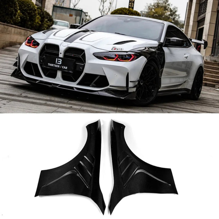 Car Craft Compatible With Bmw G82 G80 G81 M3 M4 Fenders 2021+ Real Carbon Fiber N Style Side Fender CC-8547