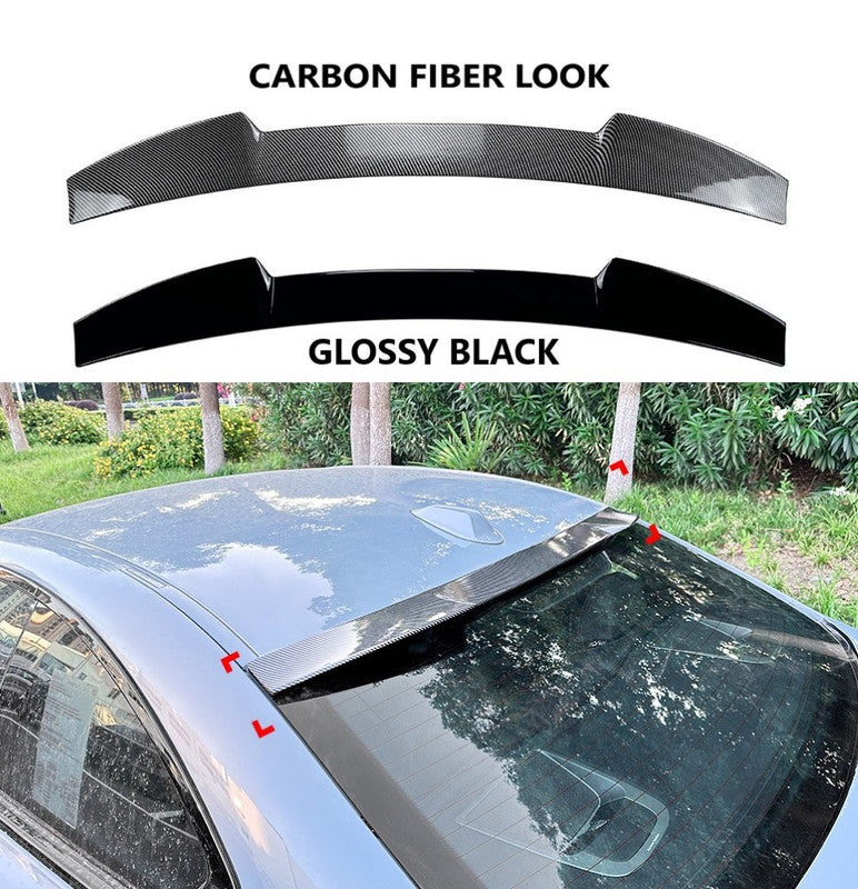 Car Craft Compatible With Bmw 2 Series M2 G87 G42 2020+ Rear Roof Trunk Wing Lip Spoiler Carbon Fiber Look Zst-660 Cf