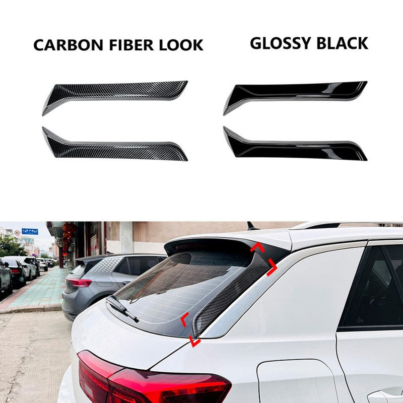 Car Craft Compatible With Volkswagen Vw T-roc 2017+ Rear Side Spoiler Splitter Skirst Zst-839 Gb Black