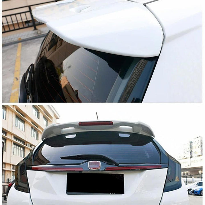 Car Craft Compatible With Honda Jazz Fit 2014-2020 Rear Trunk Wing Boot Lip Spoiler Rs Style Ar-hnda-033 Gb Glossy Black CC-8586 - CAR CRAFT INDIA