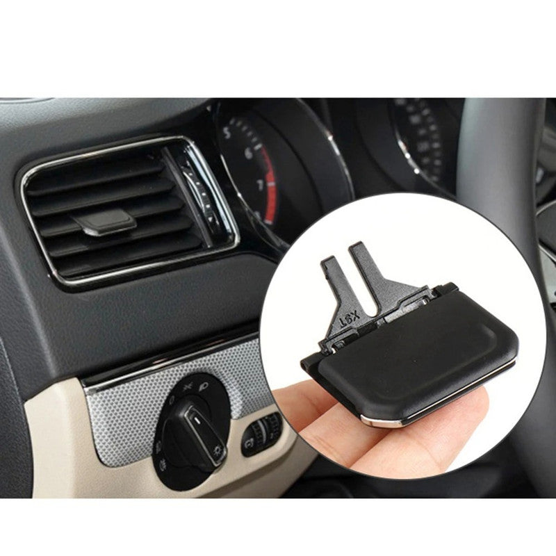 Car Craft Compatible With Vw Volkswagen Jetta Sagitar 2006-2011 Ac Air Vent Clip Slider Trim Knob 1kd819728-1 Front CC-7300 - CAR CRAFT INDIA