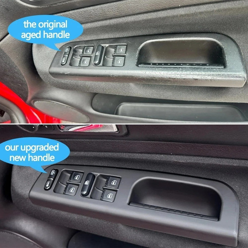 Car Craft Compatible With Volkswagen Vw Jetta Mk4 1999-2004 Bora Golf Mk4 1999-2004 Inner Door Pull Grab Handle Cover Panel Trim Gray Usa