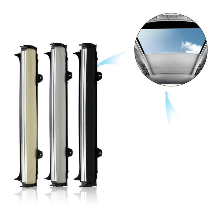 Car Craft Compatible With Mini Cooper R55 R56 2007-2014 Car Panoramic Sunroof Curtain Roof Roller Blinds Shade Cloth Curtain Assembly Rear 54102755849 Jlhe011zh Black