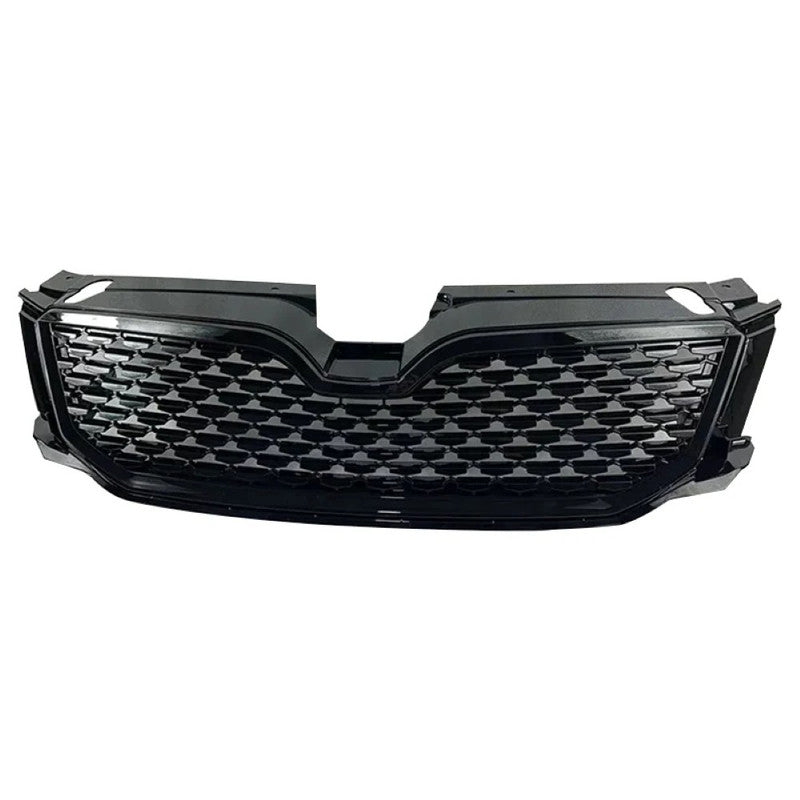 Car Craft Compatible With Skoda Octavia Iii 2017-2019 Rs Vrs Style Front Bumper Show Grill Hoenycomb Black