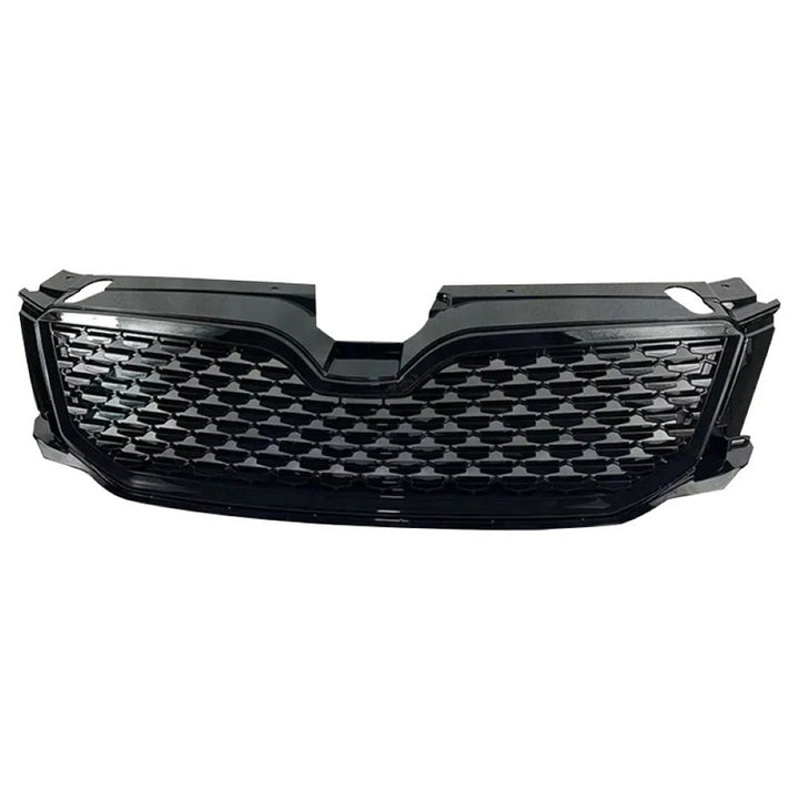 Car Craft Compatible With Skoda Octavia Iii 2017-2019 Rs Vrs Style Front Bumper Show Grill Hoenycomb Black