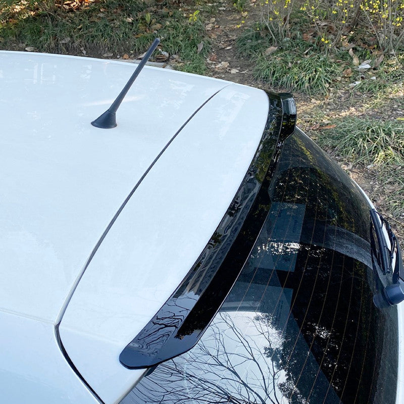 Car Craft Compatible With Volkswagen Polo Mk5 6r 6c 2009-2024 Rear Trunk Boot Roof Wing Lip Spoiler Splitter Skirts Max Style Zst Carbon Fiber Look