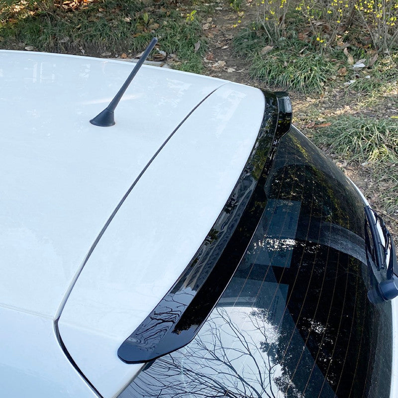Car Craft Compatible With Volkswagen Polo Mk5 6r 6c 2009-2024 Rear Trunk Boot Roof Wing Lip Spoiler Splitter Skirts Max Style Zst Glossy Black