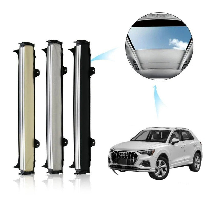 Car Craft Compatible With Audi Q3 Q8 Rs3 Rsq3 Rsq8 2020-2023 Car Panoramic Sunroof Curtain Roof Roller Blinds Shade Cloth Assembly 4m88773071nx Jlhe120z Black