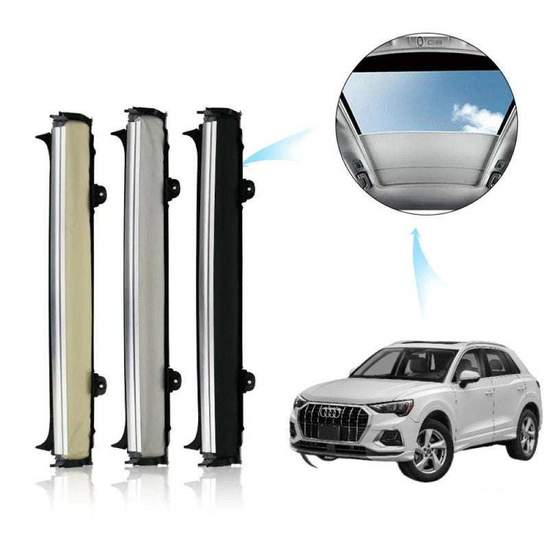 Car Craft Compatible With Audi Q3 Q8 Rs3 Rsq3 Rsq8 2020-2023 Car Panoramic Sunroof Curtain Roof Roller Blinds Shade Cloth Assembly 4m88773071nx Jl0h120z Gray