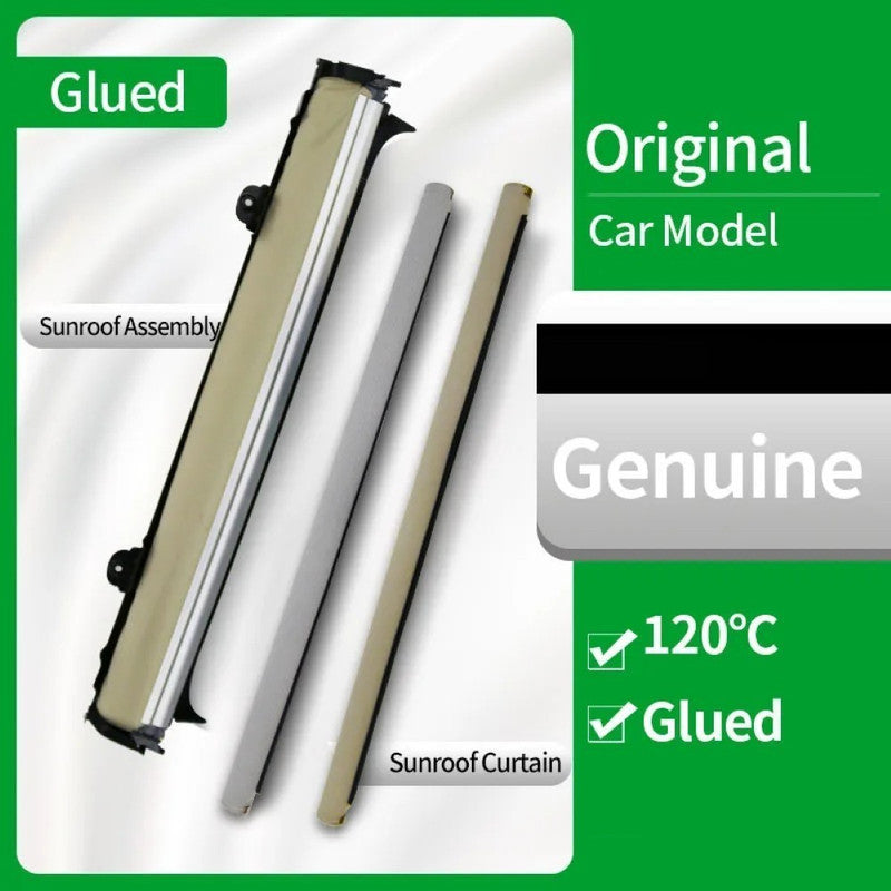 Car Craft Compatible With Audi Q5 2010-2017 Volkswagen Tiguan 2007-2018 Car Panoramic Sunroof Curtain Roof Roller Blinds Shade Cloth Curtain 1k9877307 Jl0m001d Beige