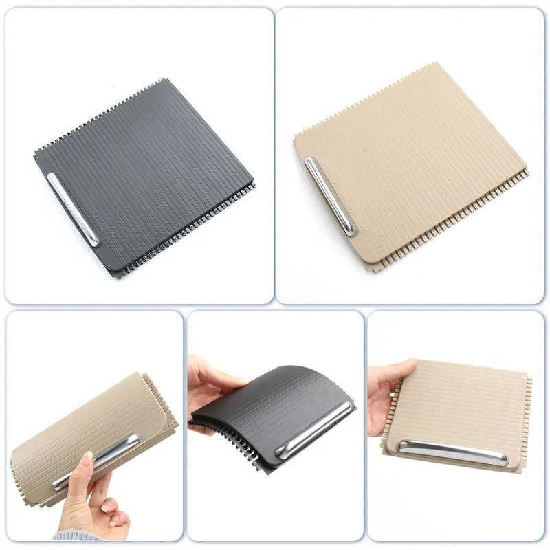 Car Craft Compatible With Volvo S80 2006-2015 Car Center Console Cup Drink Holder Sliding Tray Cover 39861722 Beige Rear CC-9015