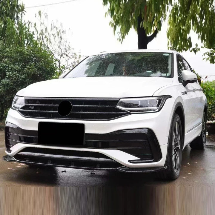Car Craft Compatible With Vw Volkswagen Tiguan 2021-2023 Upgrade Facelift Convert To R Line Style Front Bumper Bodykit