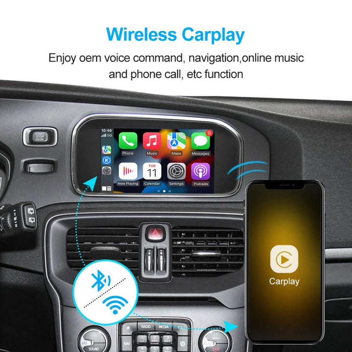 Car Craft Compatible With Volvo Xc60 Xc70 S60 S80 V60 V70 V40 2015-2018 Wireless Apple Carplay Android Auto Module Box For Car Play Decoder
