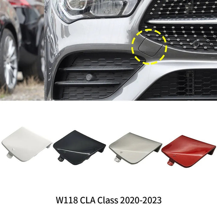 Car Craft Compatible With Mercedes Benz Cla W118 X118 2020-2023 Front Bumper Tow Hook Towing Tochan Trailer Cover 1188854201 Unpainted Usa - CAR CRAFT INDIA