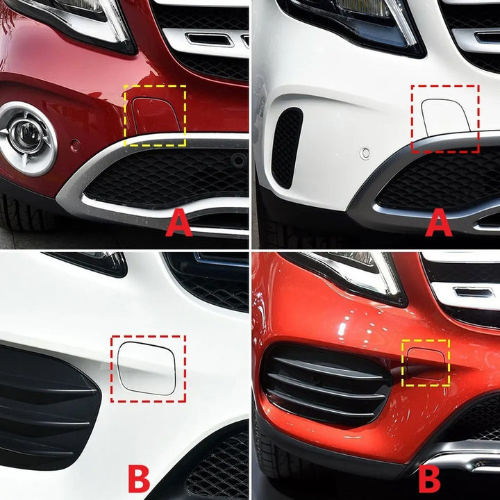 Car Craft Compatible With Mercedes Benz Gla Lci W156 X156 2017-2019 Front Bumper Tow Hook Towing Tochan Trailer Cover 1568859500-1 B Unpainted - CAR CRAFT INDIA