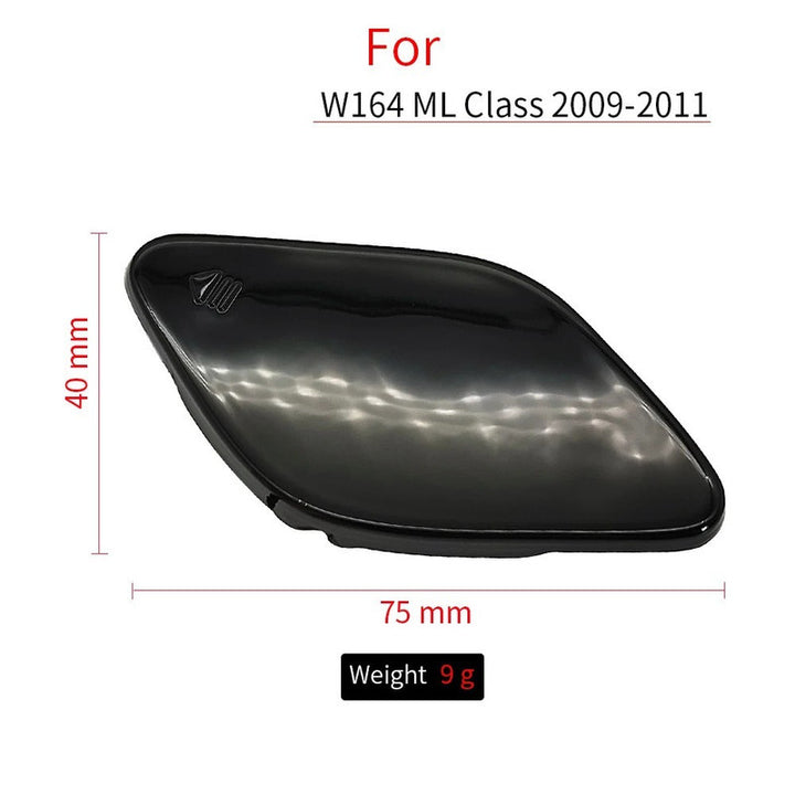 Car Craft Compatible With Mercedes Benz Ml W164 Lci 2009-2012 Front Bumper Tow Hook Towing Tochan Trailer Cover 1648853423 Unpainted - CAR CRAFT INDIA
