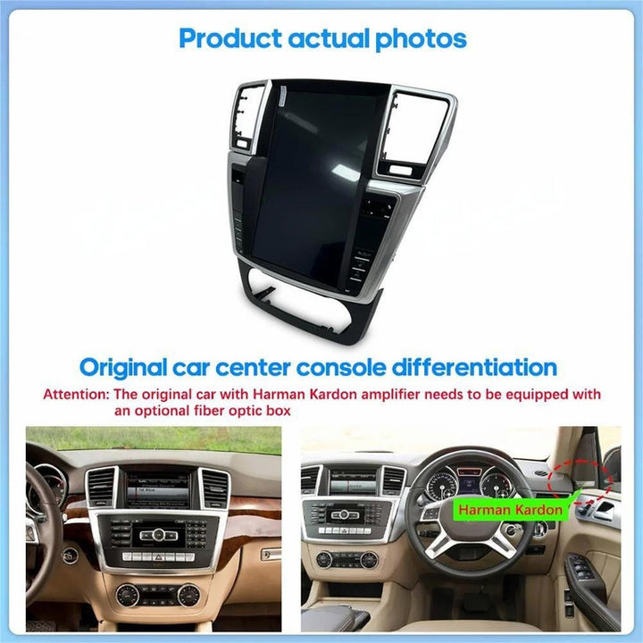Car Craft Compatible With Mercedes Ml Gl W166 X166 2012-2016 Android Multimedia Infotainment Touchscreen Dvd Player Wireless Carplay Android Auto 4gb +64gb Tesla Style