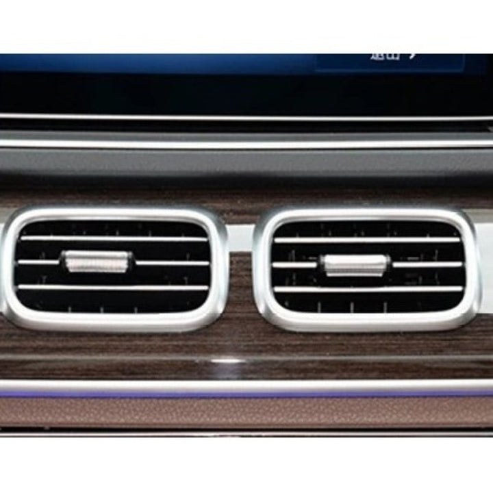 Car Craft Compatible With Mercedes Benz Gle Gls W167 2019-2025 Car Dashboard Ac Vent Grille Outlet Clip Slider Trim Repair Kit 1678304102-b Centre B 3 Silver Strip