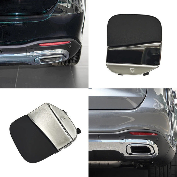 Car Craft Compatible With Mercedes Benz Gls Gle W167 X167 2020-2023 Rear Bumper Tow Hook Towing Tochan Trailer Cover 1678852703 1678800000 Unpainted - CAR CRAFT INDIA