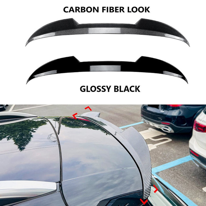 Car Craft Compatible With Mercedes Benz Gle W167 2019-2024 Rear Roof Boot Trunk Wing Lip Spoiler Carbon Fiber Look Zst-800 Cf