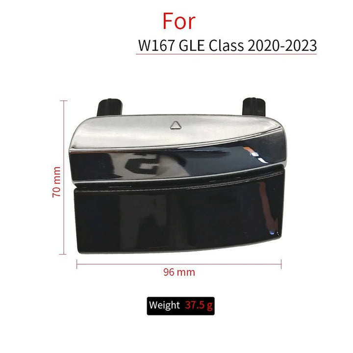 Car Craft Compatible With Mercedes Benz Gle W167 X167 2020-2023 Front Bumper Tow Hook Towing Tochan Trailer Cover 1678853802 Unpainted - CAR CRAFT INDIA