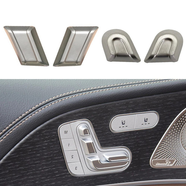 Car Craft Compatible With Mercedes Benz Gls Gle W167 X167 2020-2025 Car Seat Adjustment Switch Button Headrest Button Cover 1679052001-1 Left 1 - CAR CRAFT INDIA