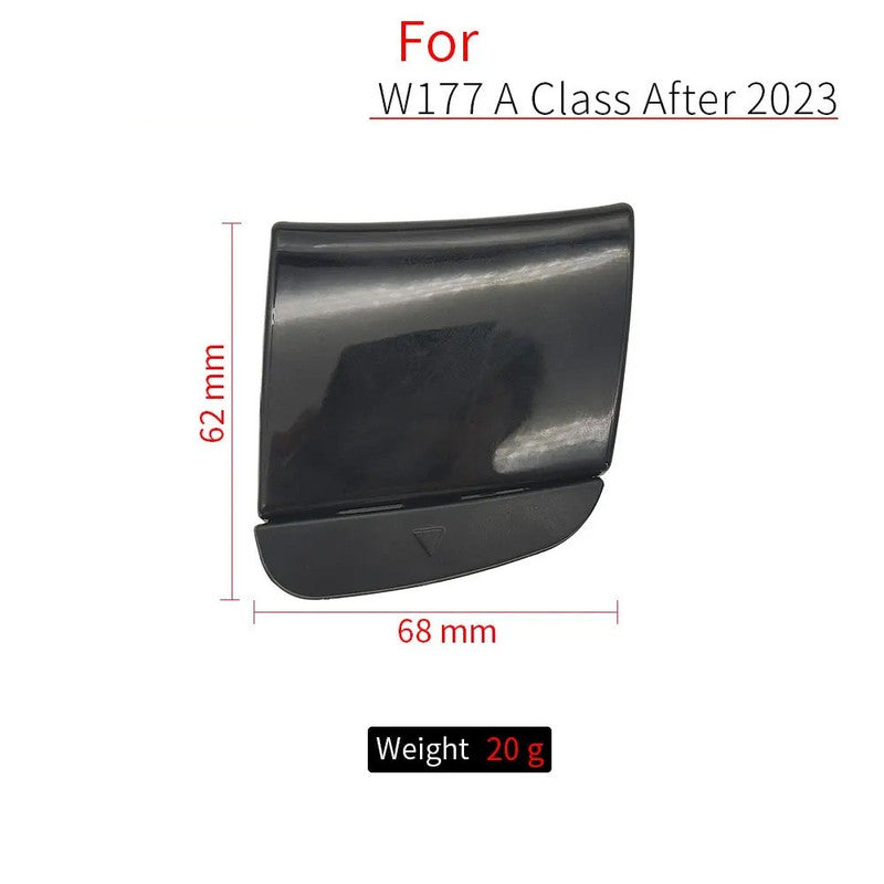 Car Craft Compatible With Mercedes Benz A Class W177 Lci 2023-2025 Front Bumper Tow Hook Towing Tochan Trailer Cover 1778859005 1778853406 Unpainted - CAR CRAFT INDIA