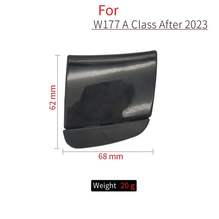 Car Craft Compatible With Mercedes Benz A Class W177 Lci 2023-2025 Front Bumper Tow Hook Towing Tochan Trailer Cover 1778859005 1778853406 Unpainted - CAR CRAFT INDIA