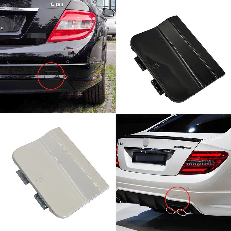 Car Craft Compatible With Mercedes Benz C Class W204 Lci 2011-2014 Amg Rear Bumper Tow Hook Towing Tochan Trailer Cover 2048856223 Unpainted - CAR CRAFT INDIA