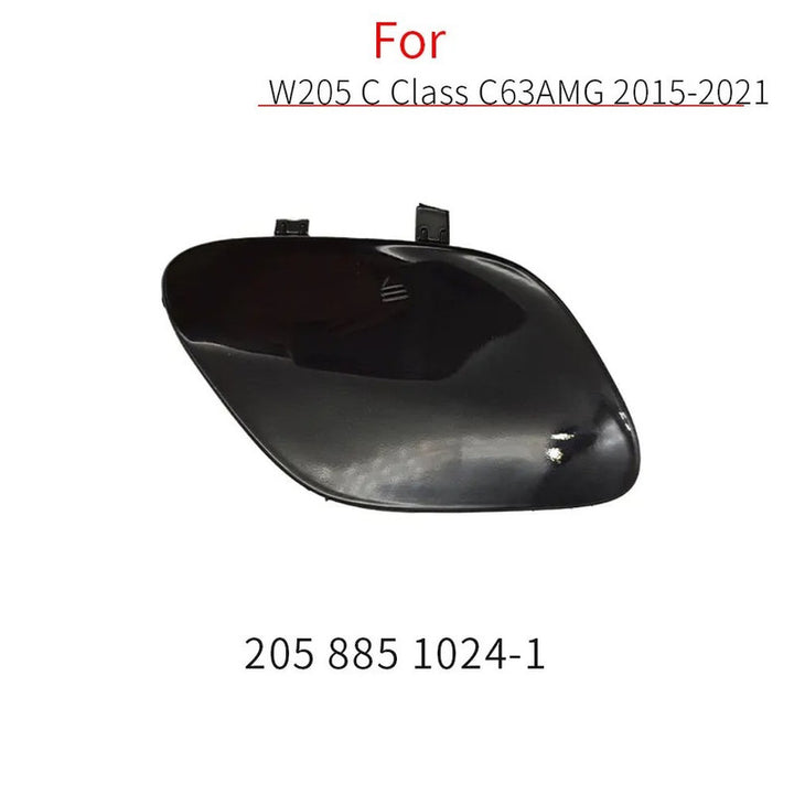 Car Craft Compatible With Mercedes Benz C Class W205 2015-2022 Front Amg Sport Bumper Tow Hook Towing Tochan Trailer Cover 2058851024 Unpainted - CAR CRAFT INDIA