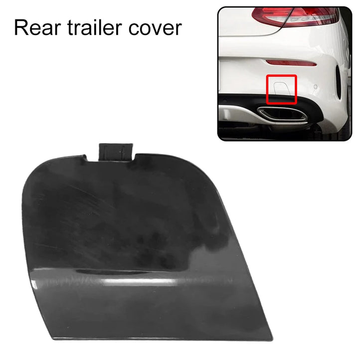 Car Craft Compatible With Mercedes Benz C Class C205 W205 Coupe 2019-2022 Rear Bumper Tow Hook Towing Tochan Trailer Cover 2058851624 Unpainted - CAR CRAFT INDIA