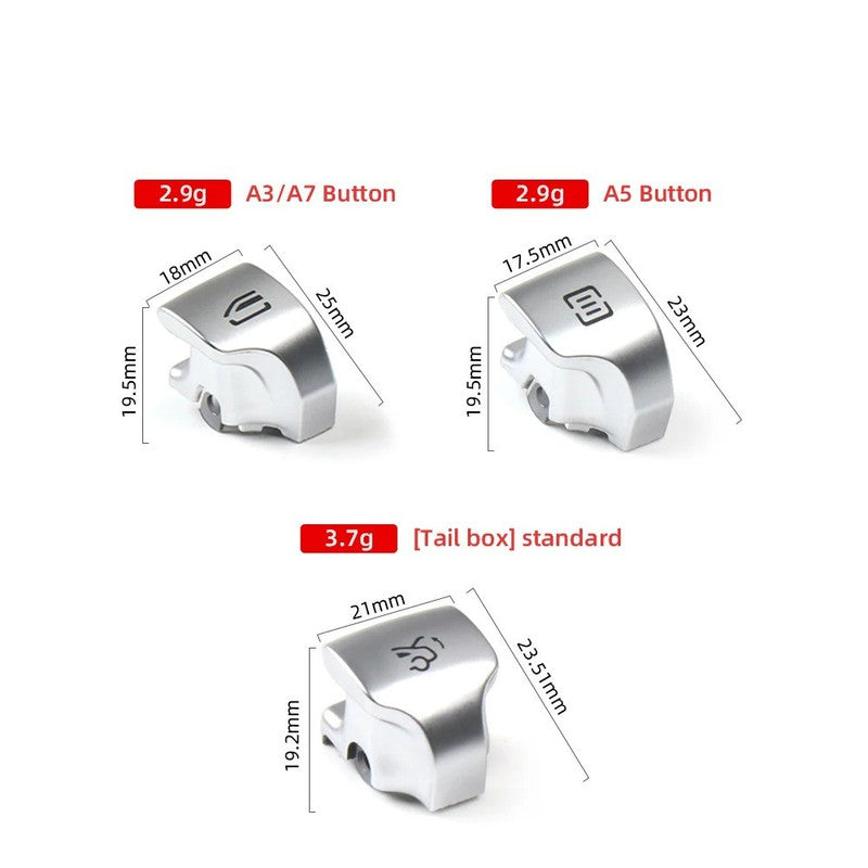 Car Craft Compatible With Mercedes-benz C Class W206 2022+ Glc W254 2023+ E Class W214 2024+ S Class W223 2020+ Master Window Switch Repair Button Cover Cap 2069005611-1 Front 1 CC-8986
