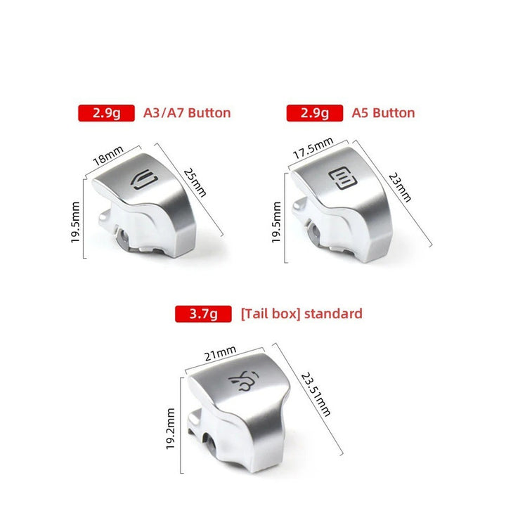 Car Craft Compatible With Mercedes-benz C Class W206 2022+ Glc W254 2023+ E Class W214 2024+ S Class W223 2020+ Master Window Switch Repair Button Cover Cap 2069005611-2 Front 2 CC-8987