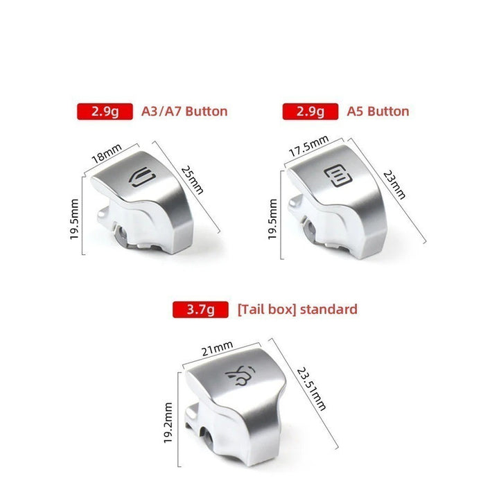 Car Craft Compatible With Mercedes-benz C Class W206 2022+ Glc W254 2023+ E Class W214 2024+ S Class W223 2020+ Master Window Switch Repair Button Cover Cap Fuel Tak Button Fuel Button CC-8997