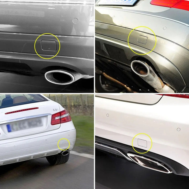 Car Craft Compatible With Mercedes Benz E Class Coupe W207 2009-2013 Rear Bumper Tow Hook Towing Tochan Trailer Cover 2078850223 Unpainted - CAR CRAFT INDIA