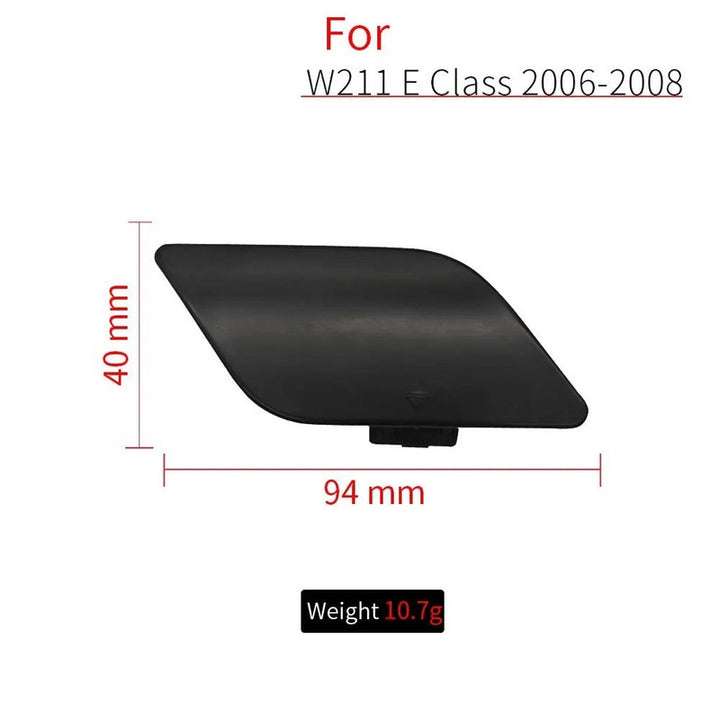 Car Craft Compatible With Mercedes Benz E Class Lci W211 2006-2008 Front Bumper Tow Hook Towing Tochan Trailer Cover 2118851022 Unpainted - CAR CRAFT INDIA