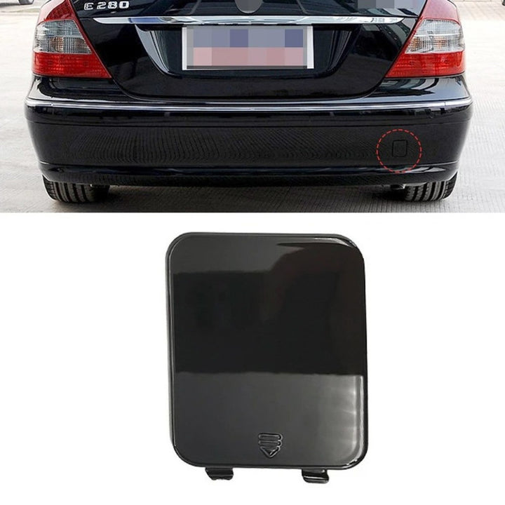 Car Craft Compatible With Mercedes Benz E Class W211 2003-2006 Rear Bumper Tow Hook Towing Tochan Trailer Cover 2118850305 Unpainted - CAR CRAFT INDIA